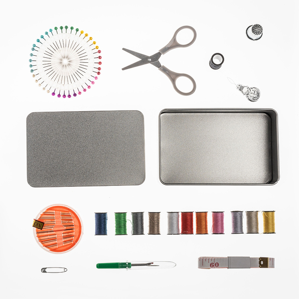 R08476.01 - Zestaw do szycia Modiste, srebrny 