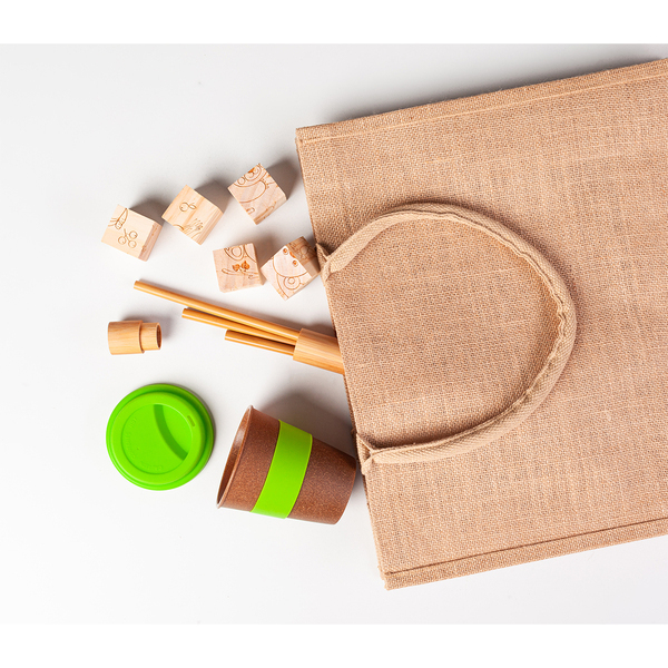 R08507.13.A - Torba na zakupy z juty Natural Shopper, beżowy 