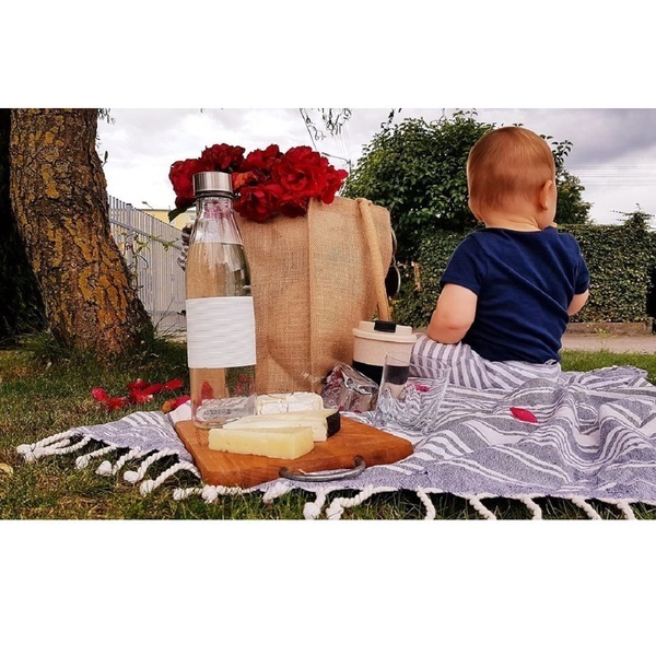 R08507.13.A - Torba na zakupy z juty Natural Shopper, beżowy 